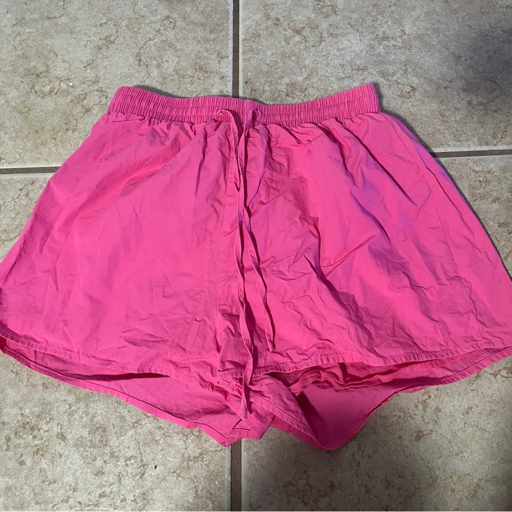 Princess Polly hot pink casual shorts